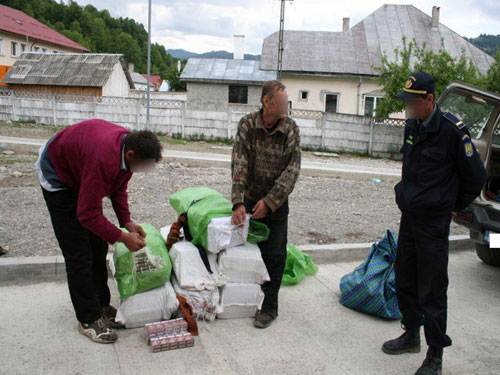 Foto contrabanda Poieni - IJPF Maramures